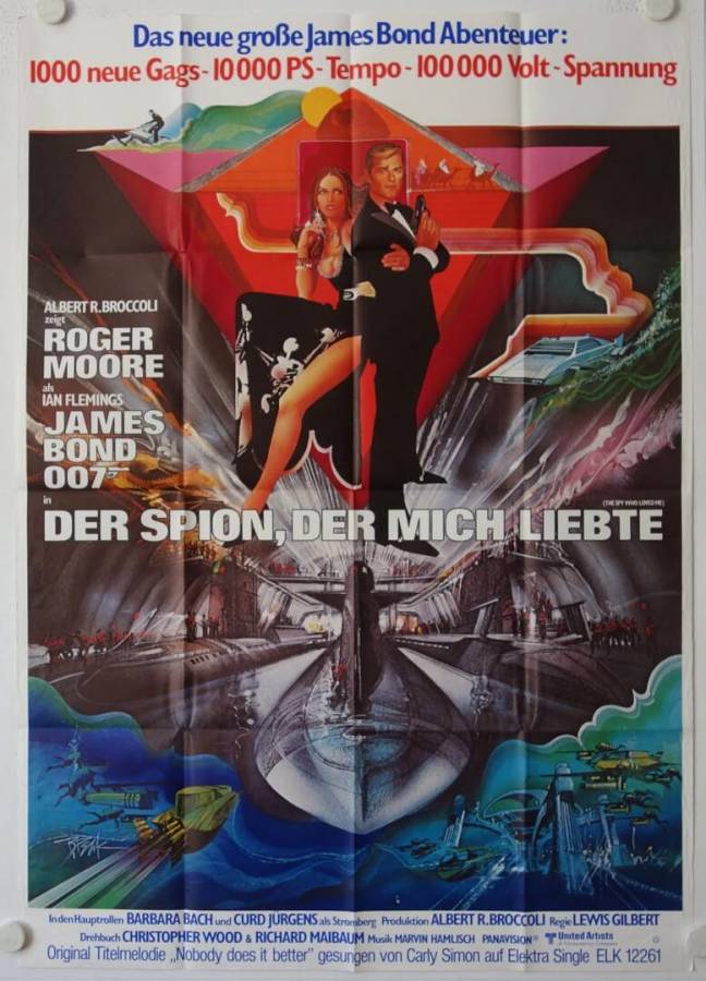 The Spy who loved me  original release german double panel movie poster