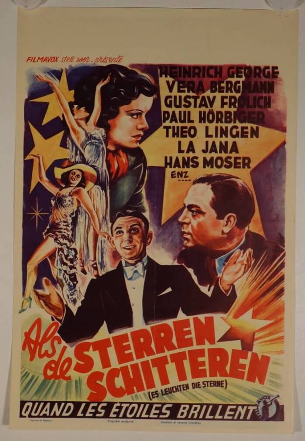 The Stars Shine original release belgian movie poster