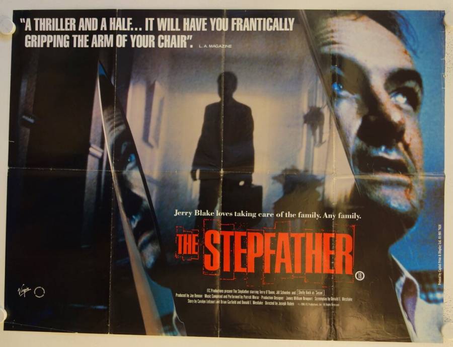 The Stepfather original release british quad movie poster