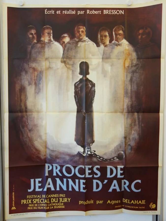 The Trial of Joan of Arc original release large french movie poster