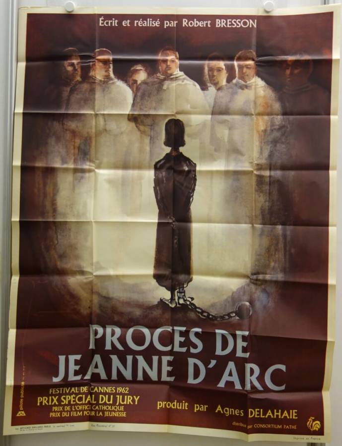 Der Prozess der Jeanne d'Arc originales Filmplakat aus Frankreich