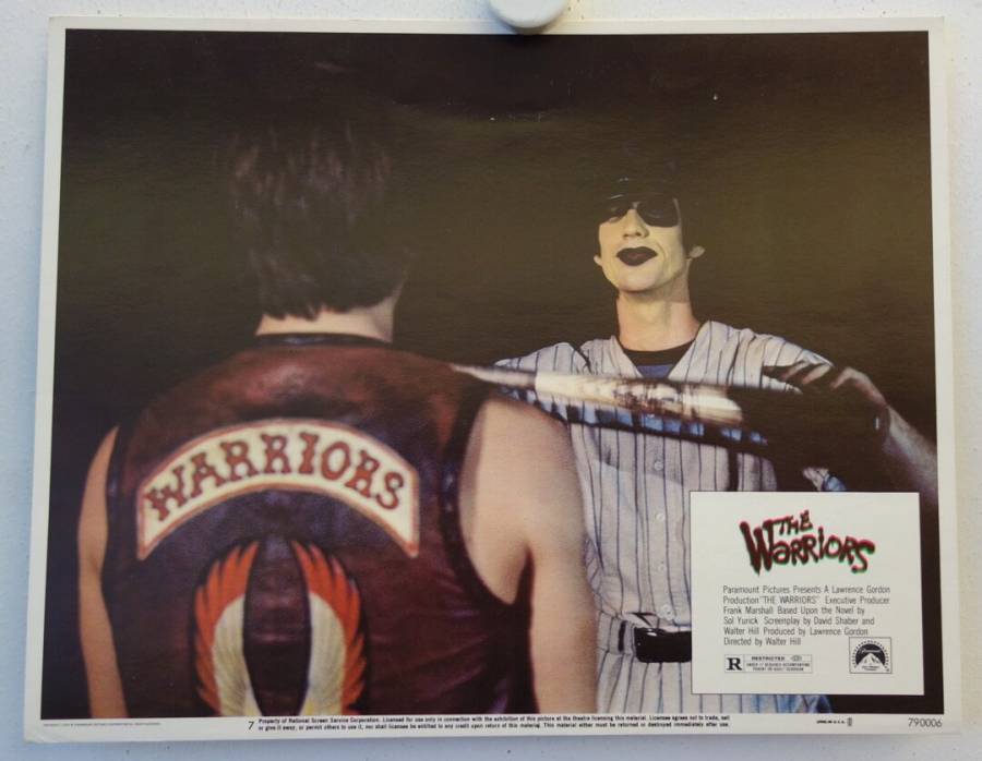 The Warriors original release US lobby card