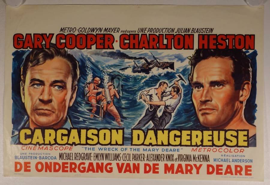 The Wreck of the Mary Deare original release belgian movie poster