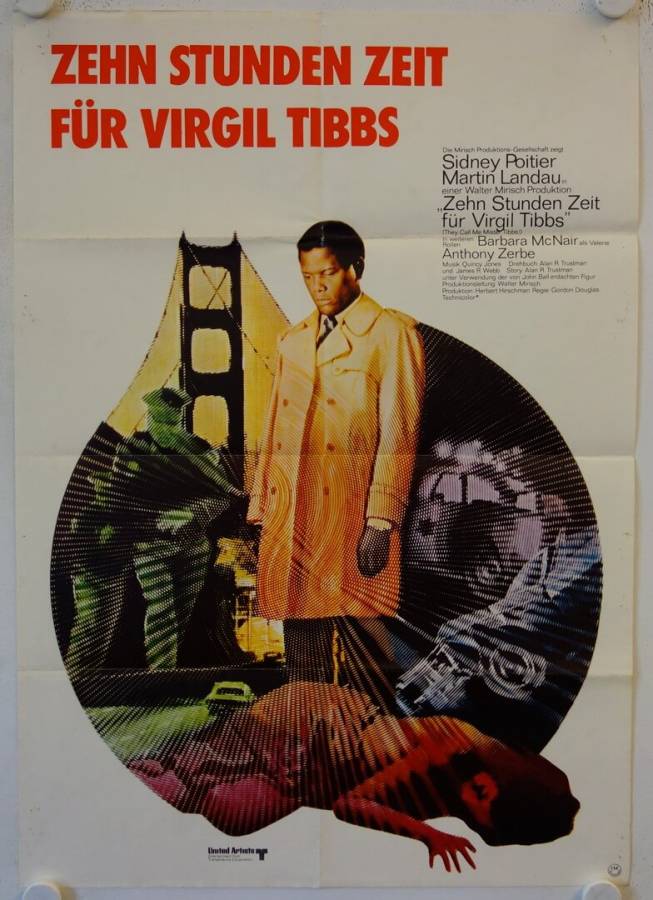 They call me Mr. Tibbs original release german movie poster