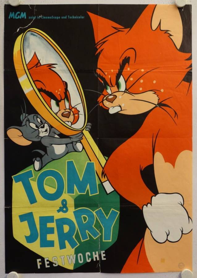 Tom und Jerry Festwoche originales deutsches Filmplakat