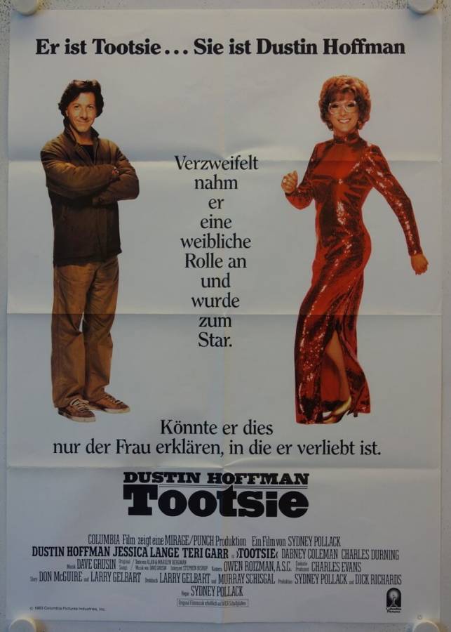 Tootsie originales deutsches Filmplakat