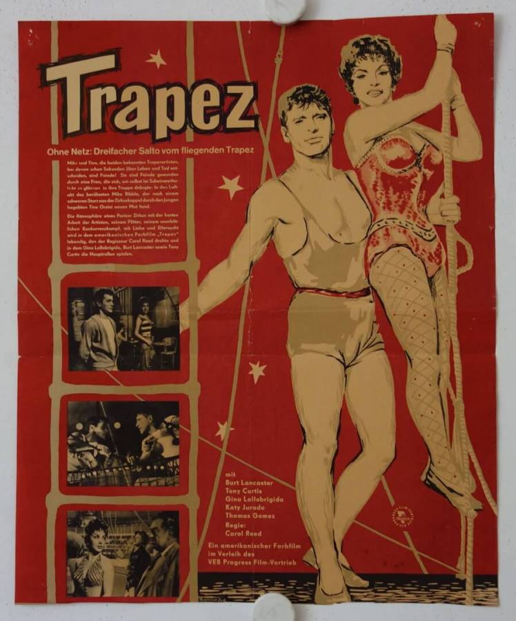 Trapez originales DDR A2-Filmplakat