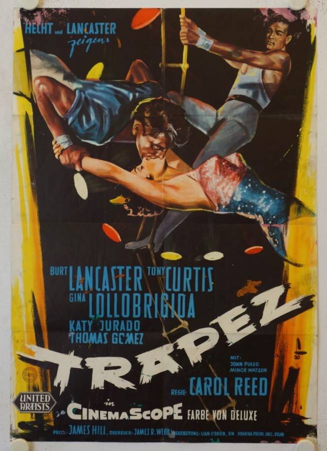 Trapeze original release german movie poster