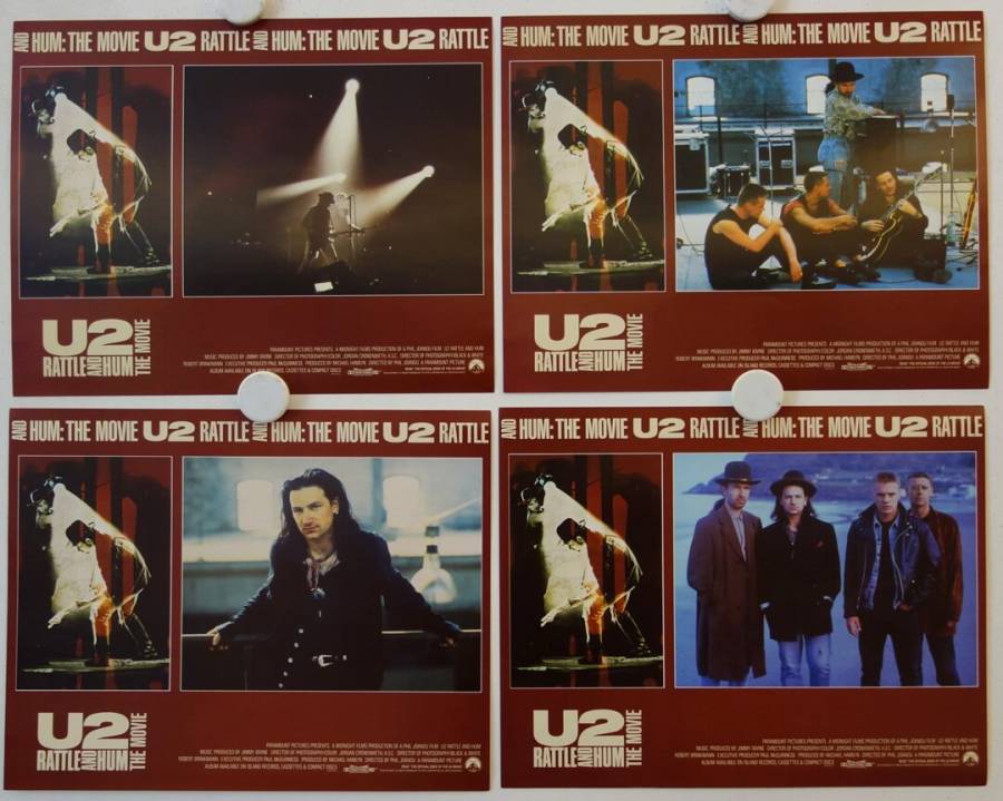 U2: Rattle and Hum original release US lobby card set