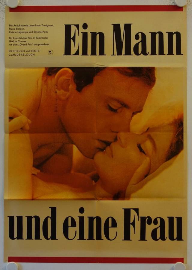 Ein Mann und eine Frau originales deutsches Filmplakat