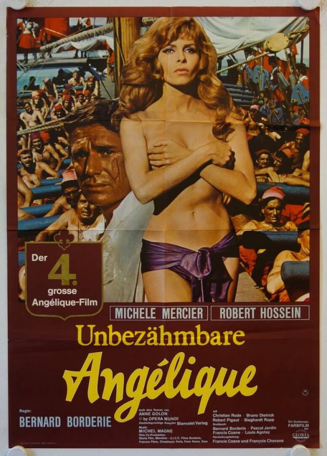 Unbezähmbare Angelique originales deutsches Filmplakat