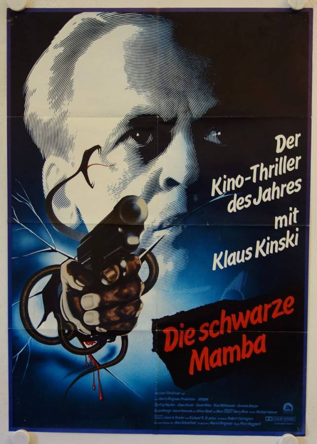 Die schwarze Mamba originales deutsches Filmplakat