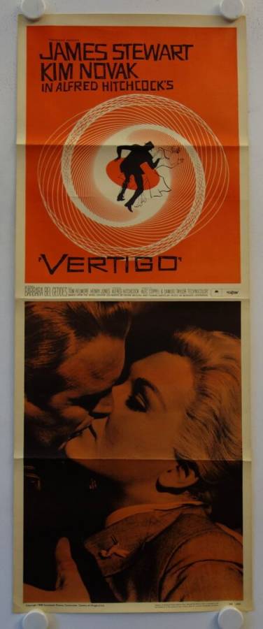 Vertigo original release US insert movie poster