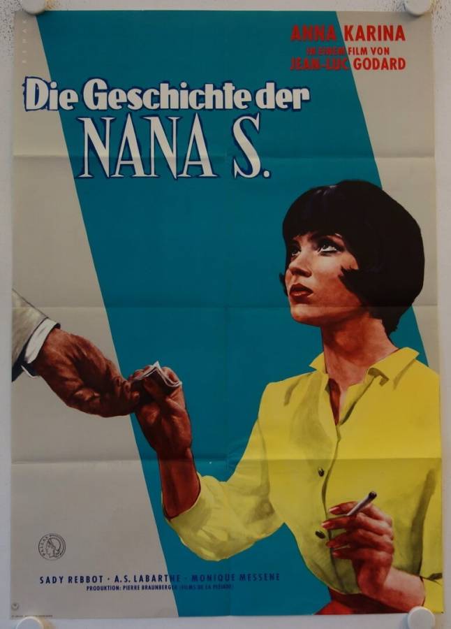 Vivre sa vie - My Life to Live original release german movie poster