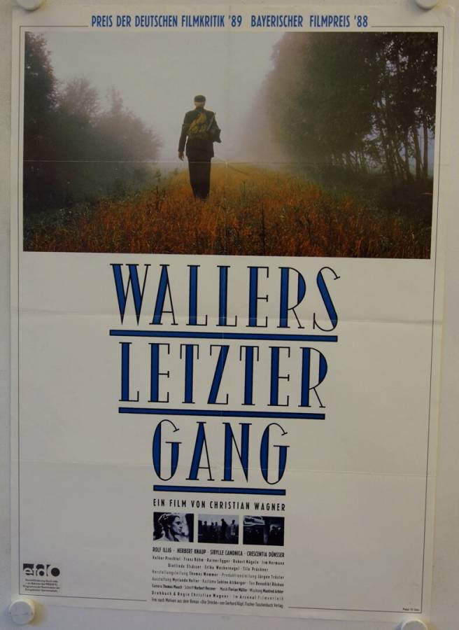 Wallers letzter Gang originales deutsches Filmplakat