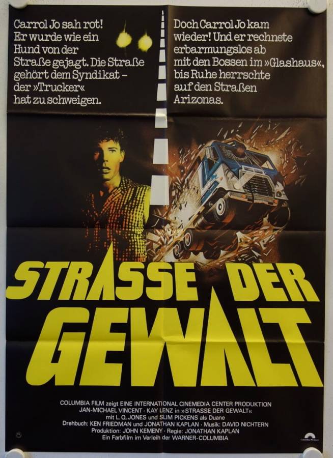 Strasse der Gewalt originales deutsches Filmplakat