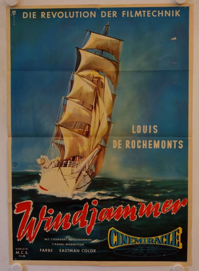 Windjammer originales deutsches Filmplakat