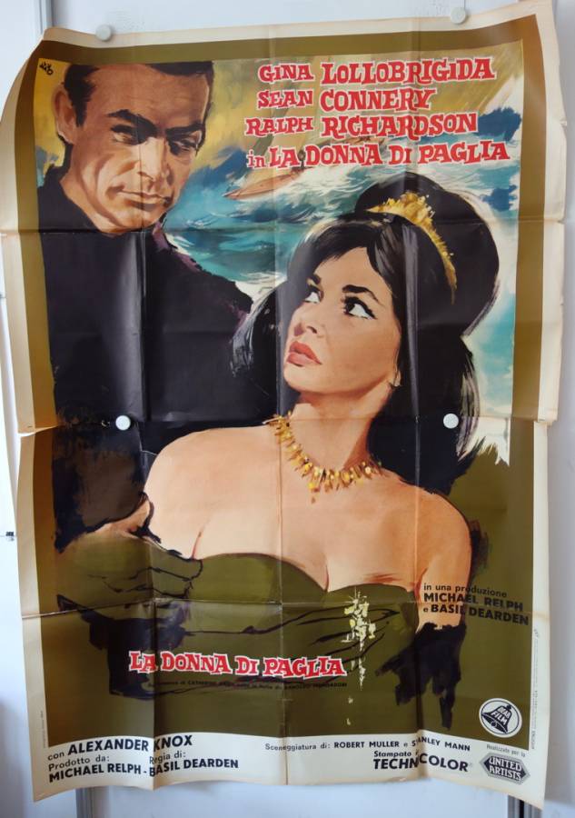 Woman of Straw original release large italian movie poster