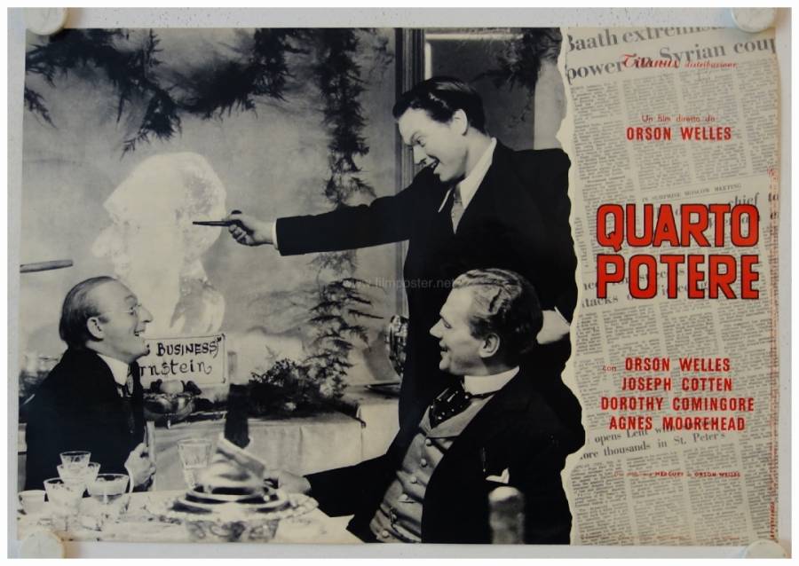 Citizen Kane original italian fotobusta posters