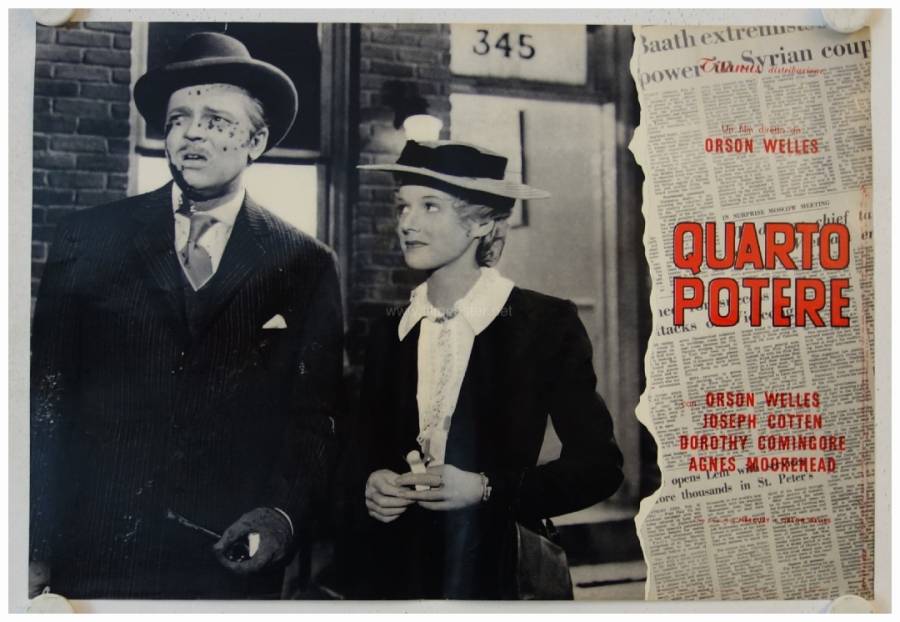 Citizen Kane original italian fotobusta posters